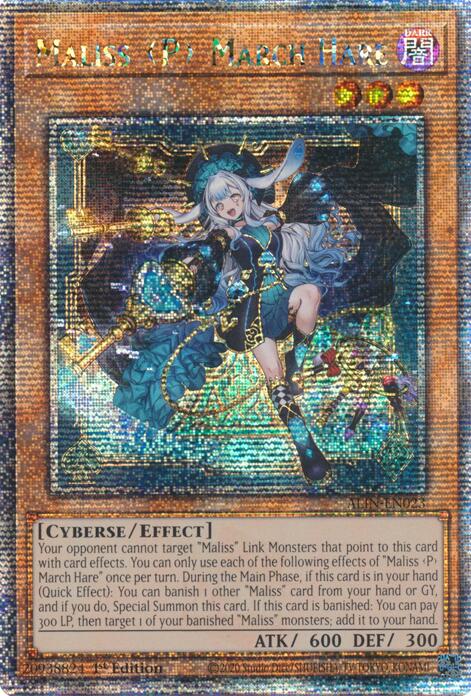Maliss P March Hare [ALIN-EN023] Quarter Century Secret Rare Yu-Gi-Oh!