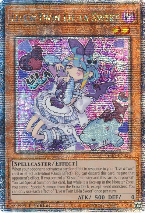 Live Twin Lil-la Sweet [ALIN-EN028] Quarter Century Secret Rare Yu-Gi-Oh!