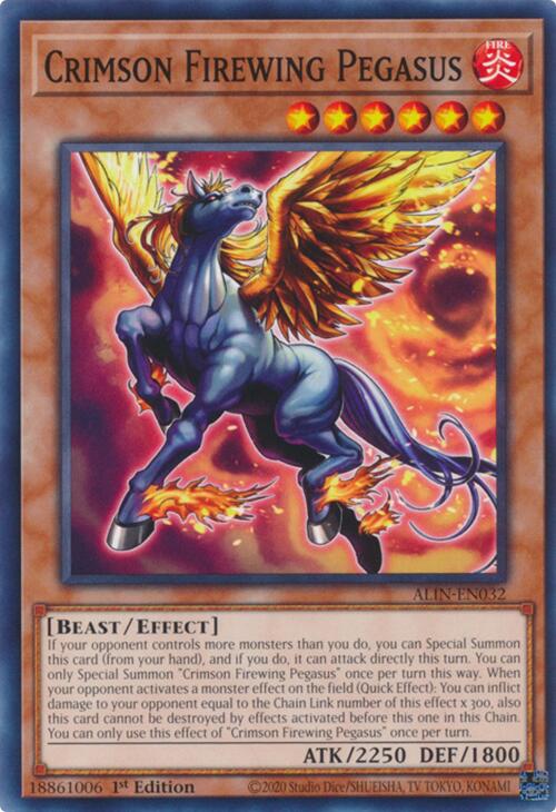 Crimson Firewing Pegasus [ALIN-EN032] Common Yu-Gi-Oh!