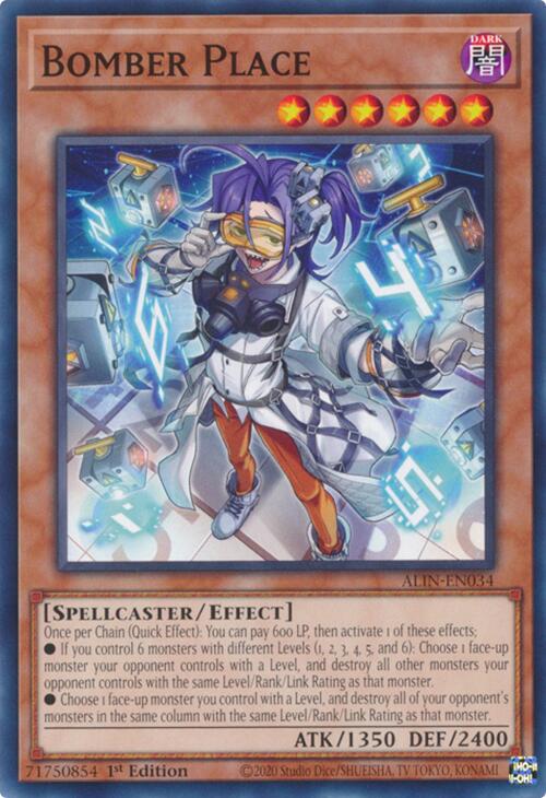 Bomber Place [ALIN-EN034] Common Yu-Gi-Oh!