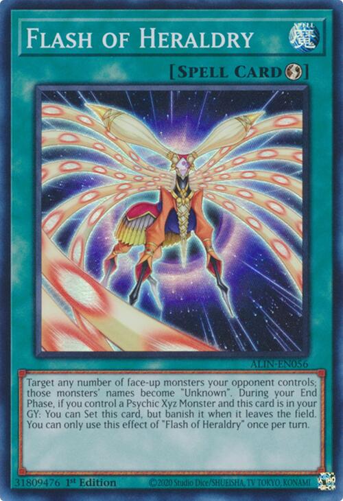 Flash of Heraldry [ALIN-EN056] Super Rare Yu-Gi-Oh!