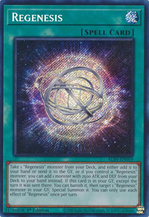 Regenesis [ALIN-EN059] Secret Rare Yu-Gi-Oh!