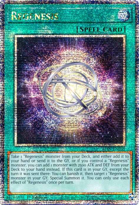 Regenesis [ALIN-EN059] Quarter Century Secret Rare Yu-Gi-Oh!