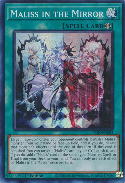 Maliss in the Mirror [ALIN-EN064] Super Rare Yu-Gi-Oh!