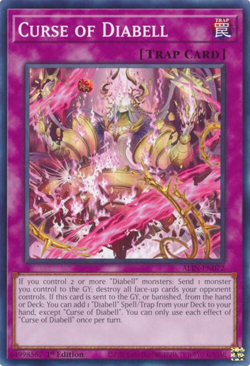 Curse of Diabell [ALIN-EN072] Common Yu-Gi-Oh!