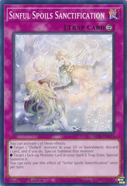 Sinful Spoils Sanctification [ALIN-EN073] Common Yu-Gi-Oh!