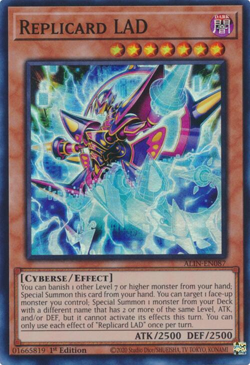 Replicard LAD [ALIN-EN087] Super Rare Yu-Gi-Oh!