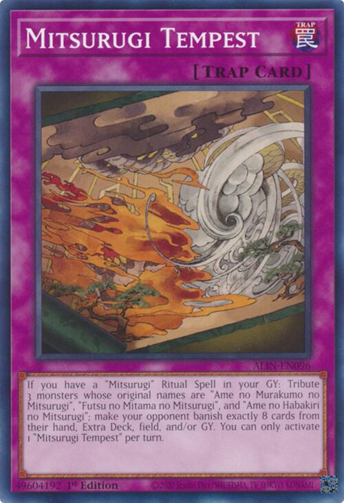 Mitsurugi Tempest [ALIN-EN096] Common Yu-Gi-Oh!