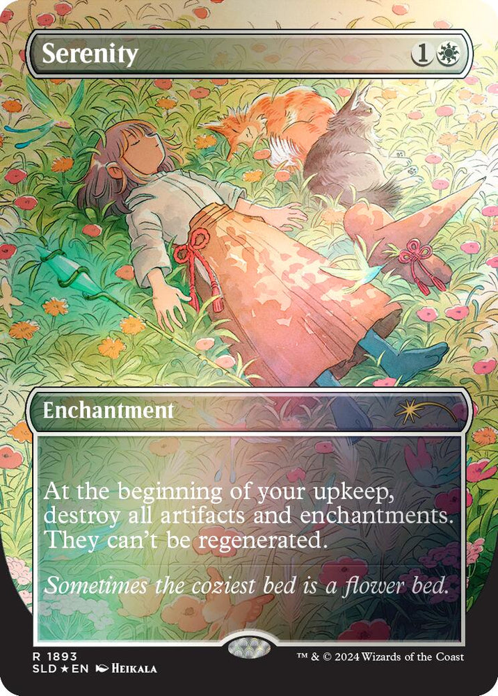 Serenity (Rainbow Foil) [Secret Lair Drop Series] Magic: The Gathering