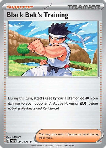 Black Belt's Training (097/131) [Scarlet & Violet: Prismatic Evolutions] Pokémon