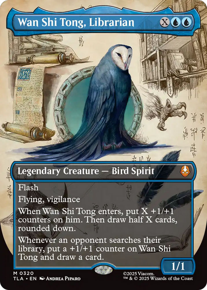 Wan Shi Tong, Librarian (Borderless) [Avatar: The Last Airbender] Magic: The Gathering