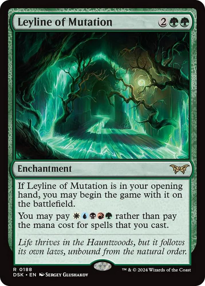 Leyline of Mutation [Duskmourn: House of Horror] Magic: The Gathering