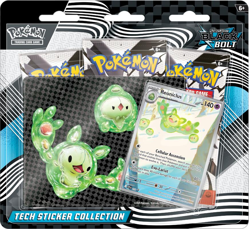 Scarlet & Violet: Black Bolt - Tech Sticker Collection Pokémon