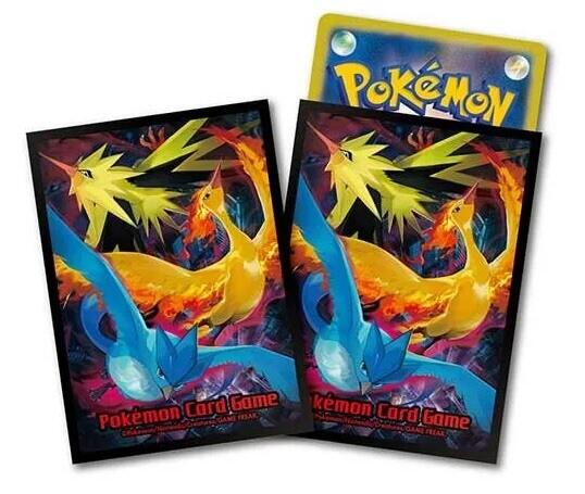 Card Sleeves - Moltres & Zapdos & Articuno (64-Pack) (Pokemon Center Japan Exclusive) Pokémon