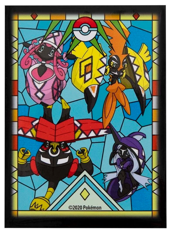 Card Sleeves - Island Guardian Stained Glass (65 Pack) (Pokemon Center Exclusive) Pokémon