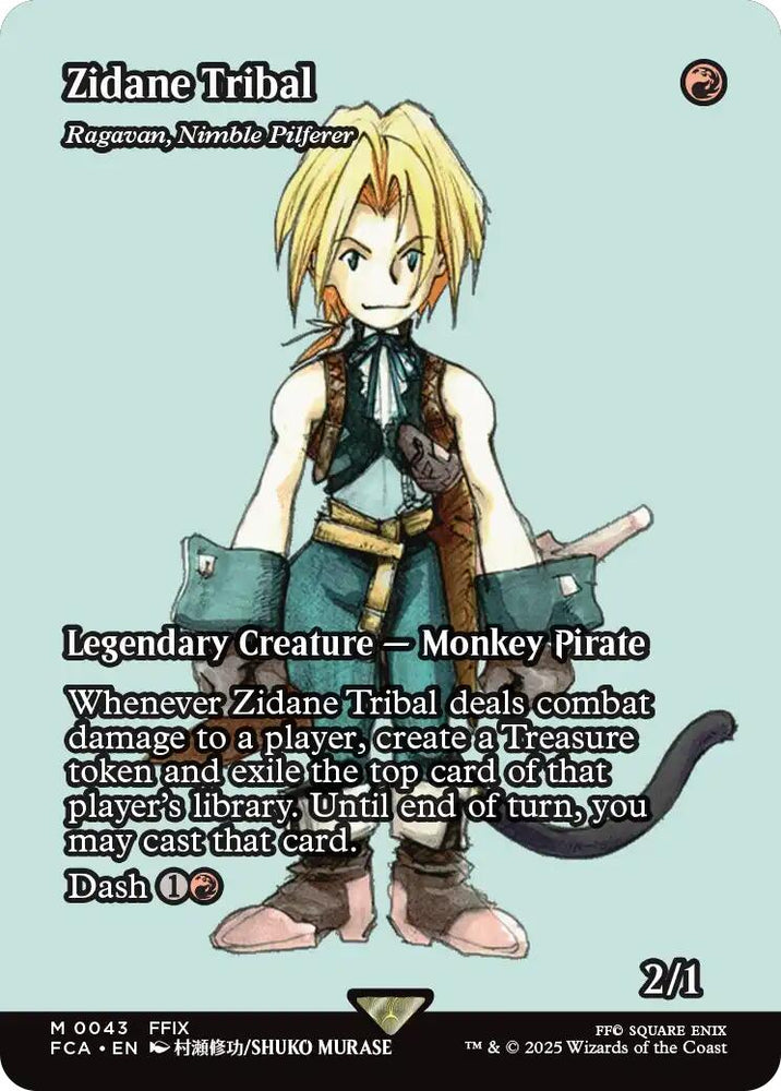 Zidane Tribal - Ragavan, Nimble Pilferer (Showcase) [FINAL FANTASY : Through the Ages] Magic: The Gathering