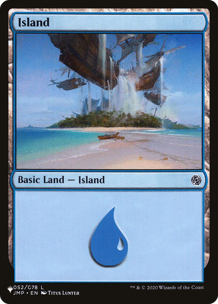 Island (052) (JMP) [The List] Magic: The Gathering