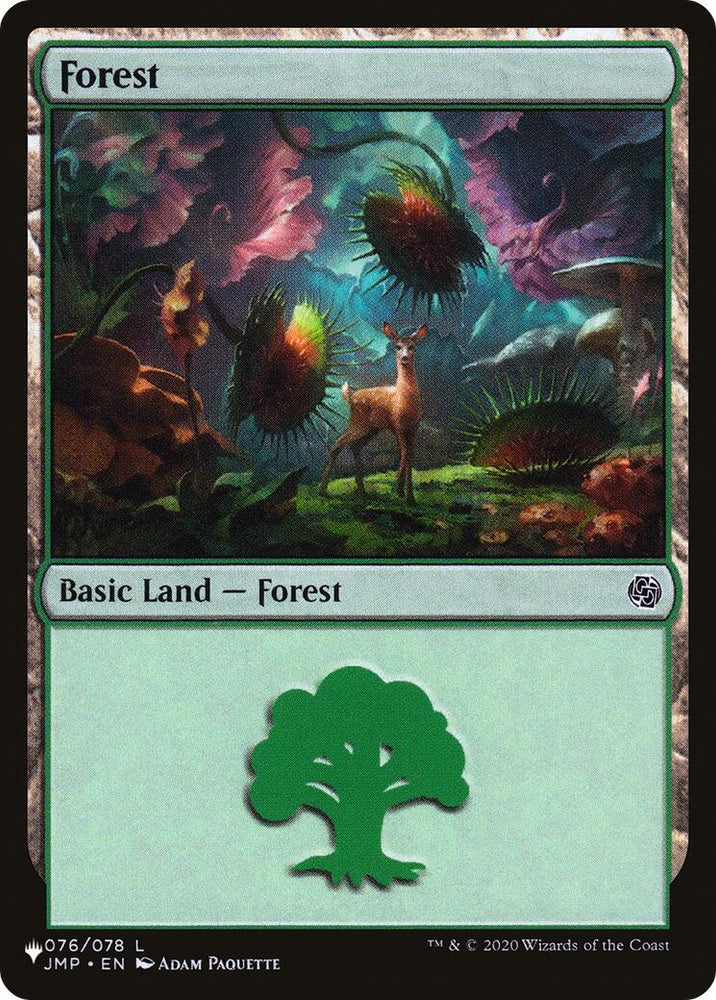 Forest (076) (JMP) [The List] Magic: The Gathering