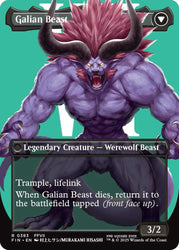 Vincent Valentine // Galian Beast (Borderless) [FINAL FANTASY] Magic: The Gathering