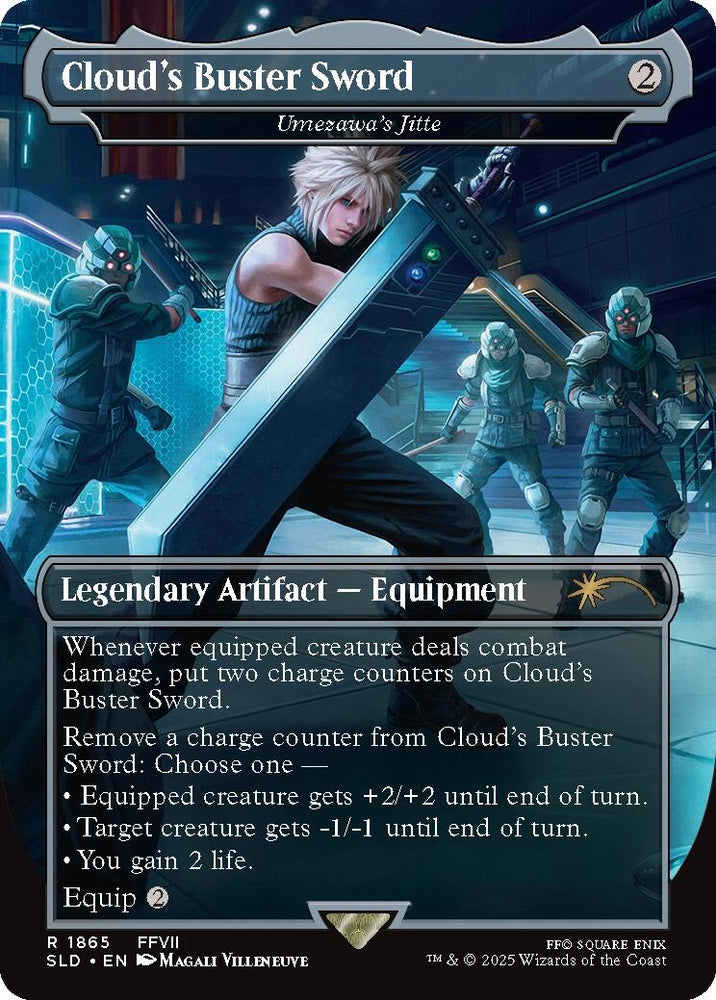 Cloud's Buster Sword - Umezawa's Jitte [Secret Lair Drop Series] Magic: The Gathering