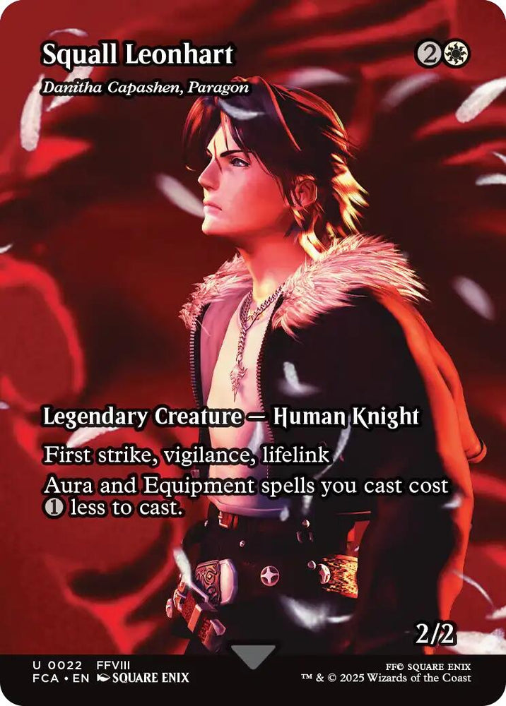 Squall Leonhart - Danitha Capashen, Paragon (Showcase) [FINAL FANTASY : Through the Ages] Magic: The Gathering
