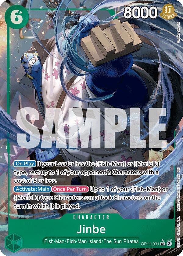Jinbe (031) (Alternate Art) [A Fist of Divine Speed] Bandai
