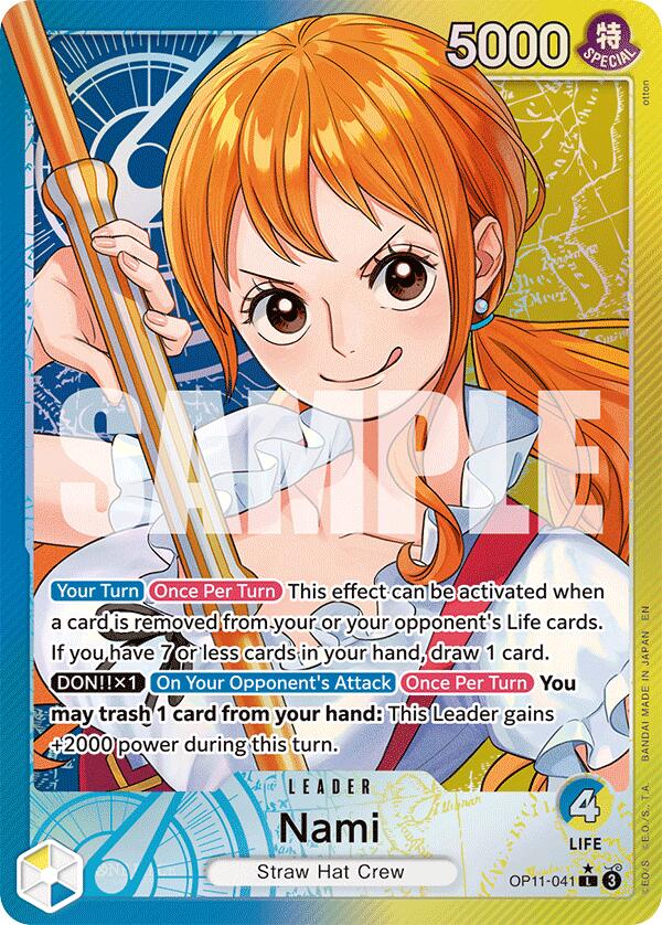 Nami (041) (Alternate Art) [A Fist of Divine Speed] Bandai