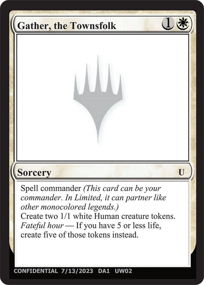 Gather, the Townsfolk [Unknown Event] Magic: The Gathering