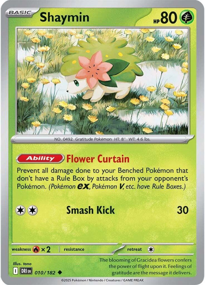 Shaymin (010/182) [Scarlet & Violet: Destined Rivals] Pokémon