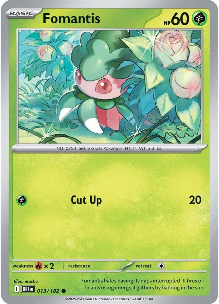 Fomantis (013/182) [Scarlet & Violet: Destined Rivals] Pokémon