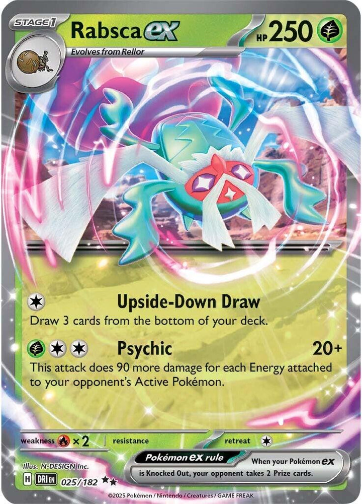 Rabsca ex (025/182) [Scarlet & Violet: Destined Rivals] Pokémon