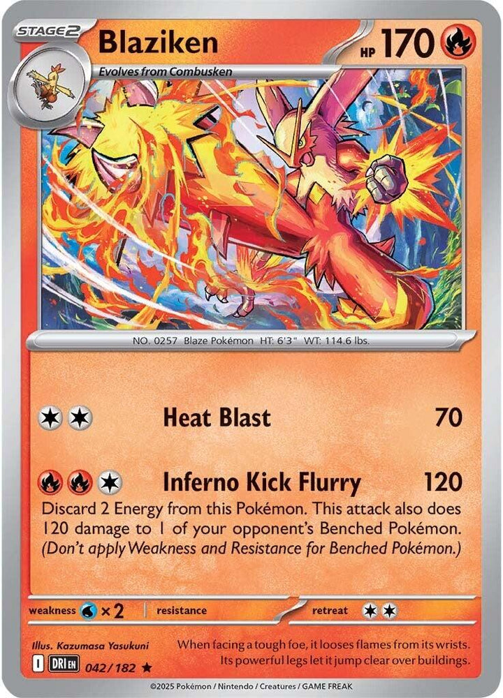 Blaziken (042/182) [Scarlet & Violet: Destined Rivals] Pokémon