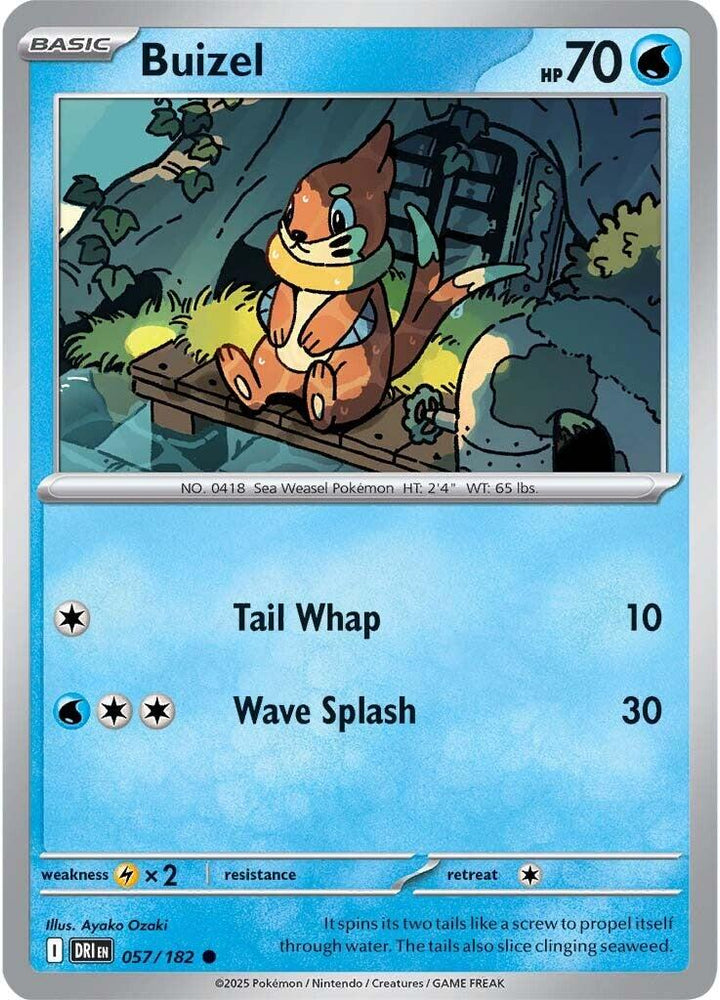 Buizel (057/182) [Scarlet & Violet: Destined Rivals] Pokémon