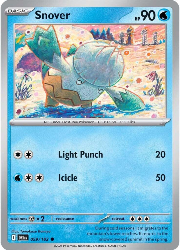 Snover (059/182) [Scarlet & Violet: Destined Rivals] Pokémon