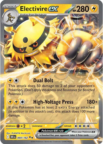 Electivire ex (069/182) [Scarlet & Violet: Destined Rivals] Pokémon