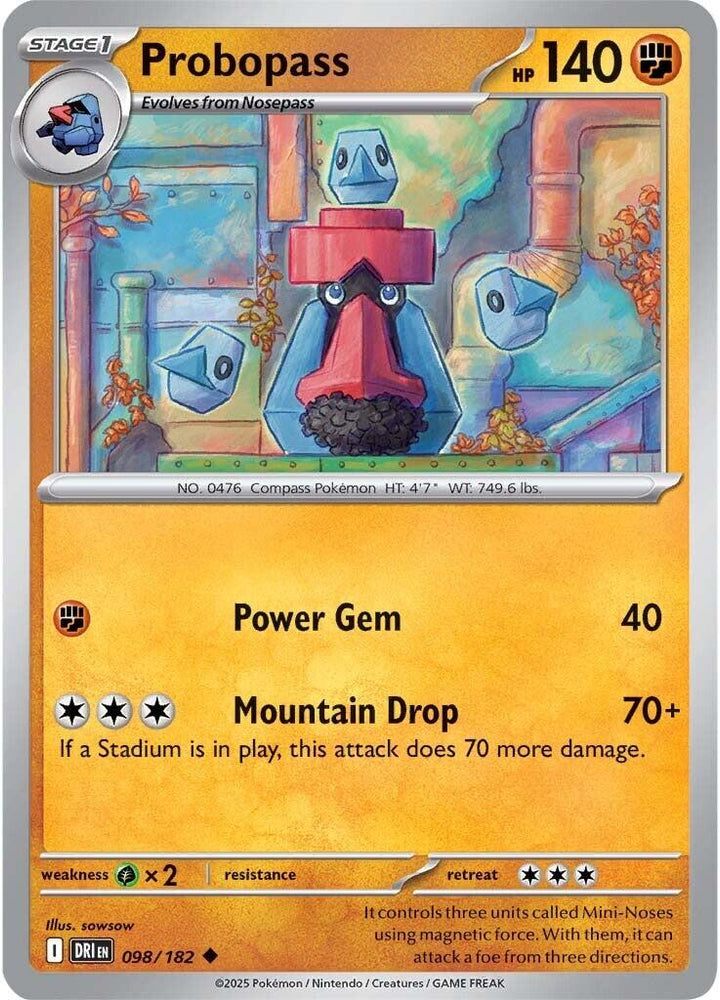 Probopass (098/182) [Scarlet & Violet: Destined Rivals] Pokémon