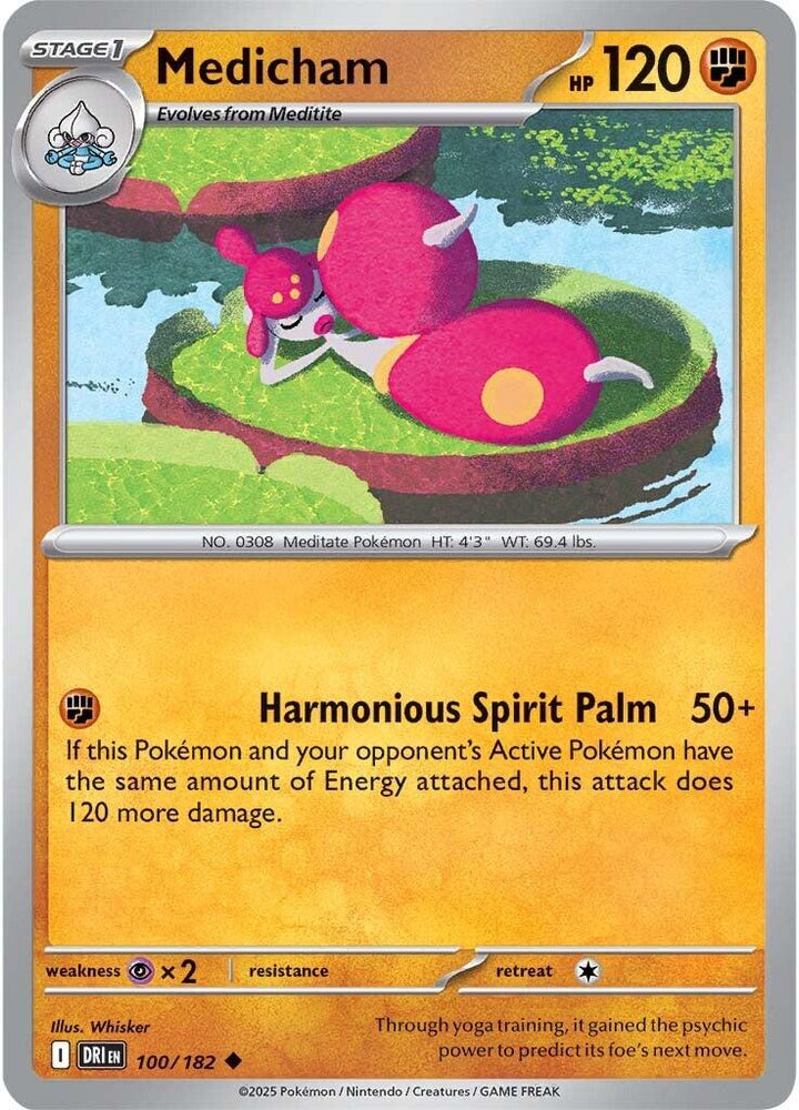 Medicham (100/182) [Scarlet & Violet: Destined Rivals] Pokémon