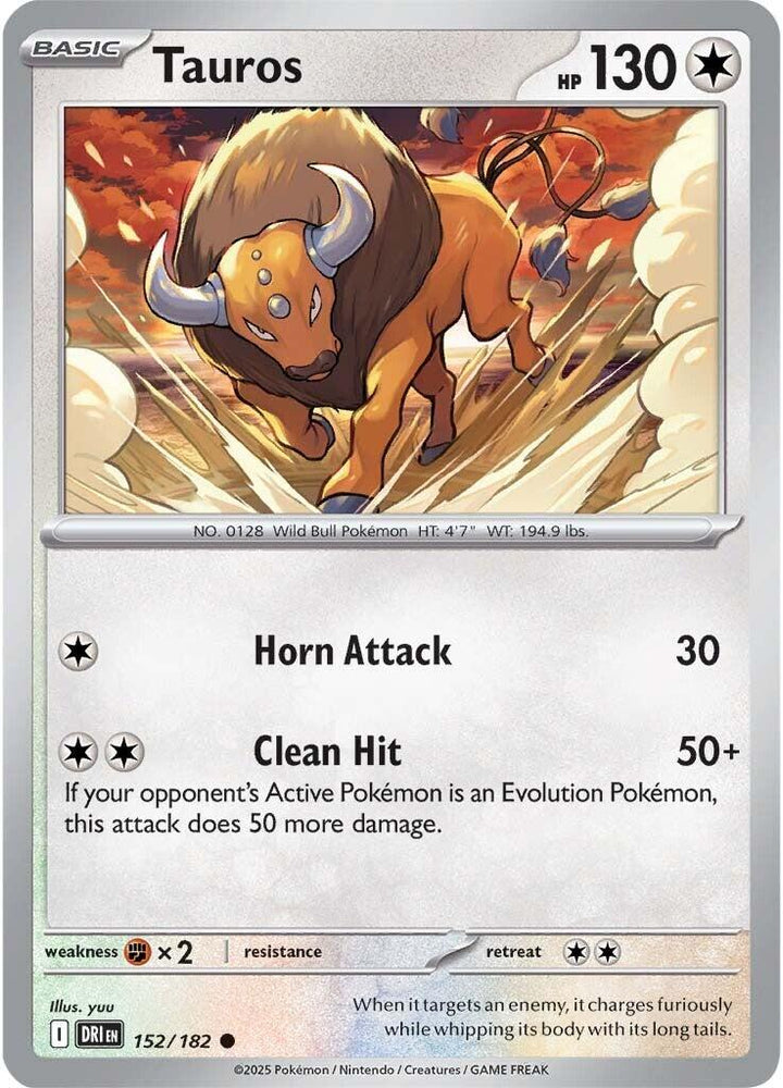 Tauros (152/182) [Scarlet & Violet: Destined Rivals] Pokémon