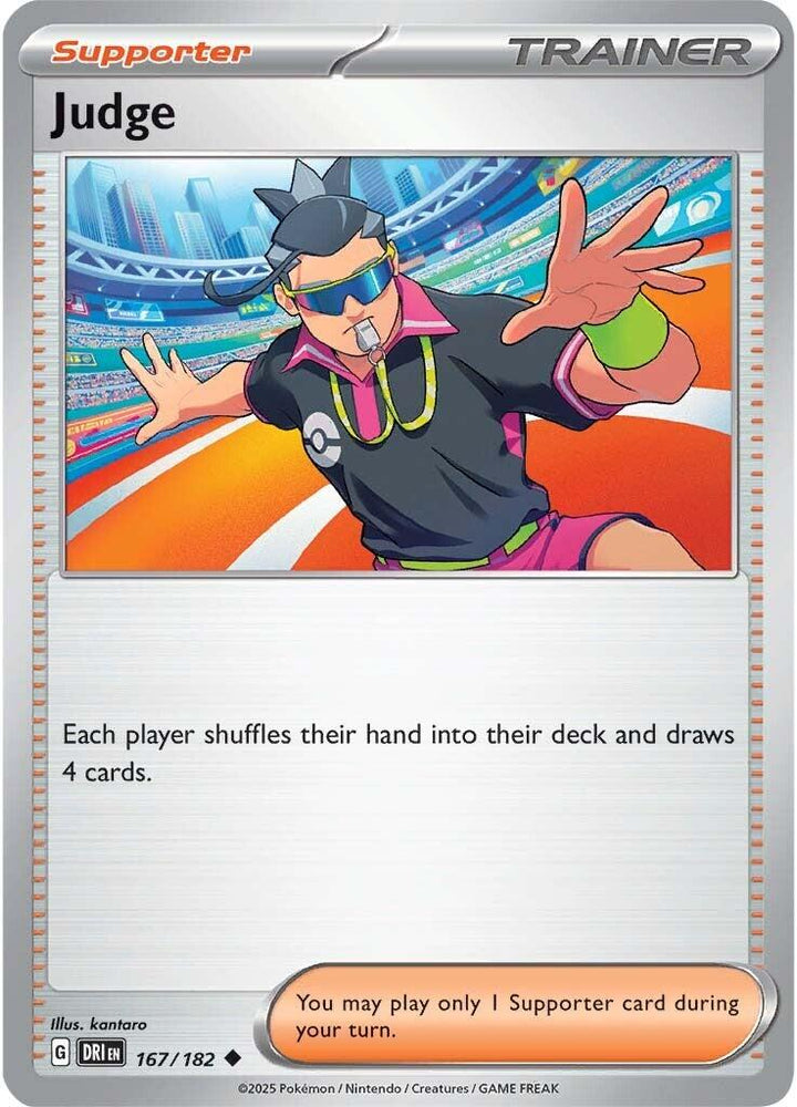 Judge (167/182) [Scarlet & Violet: Destined Rivals] Pokémon