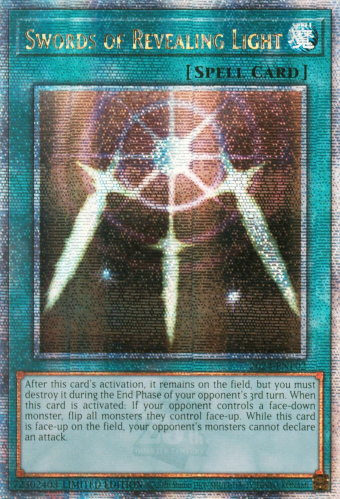 Swords of Revealing Light [2024-ENP02] Quarter Century Secret Rare Yu-Gi-Oh!