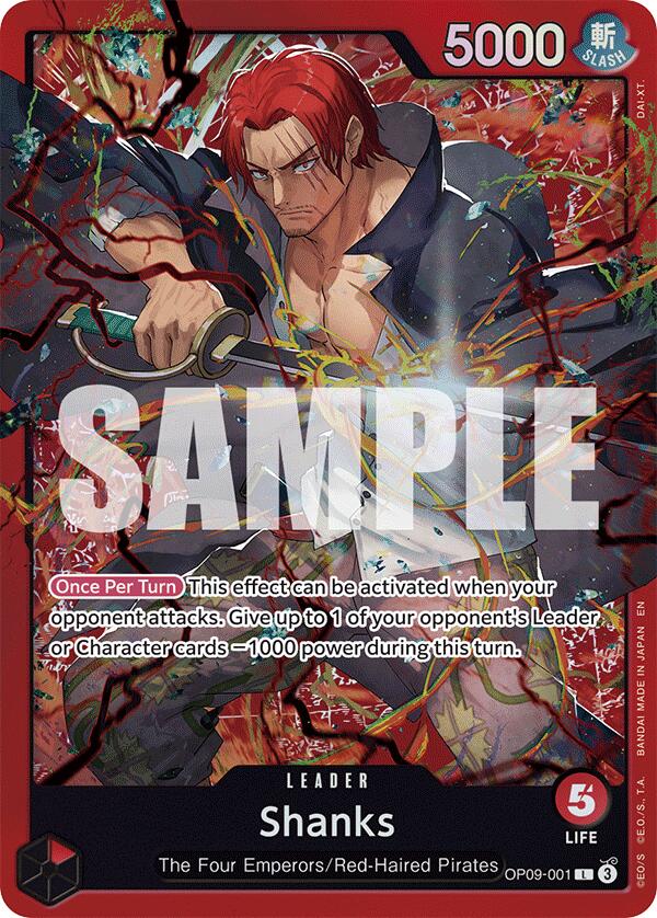 Shanks (OP09-001) [Starter Deck: Red Shanks] Bandai