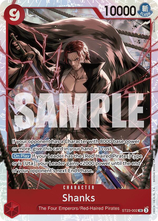 Shanks (002) [Starter Deck: Red Shanks] Bandai