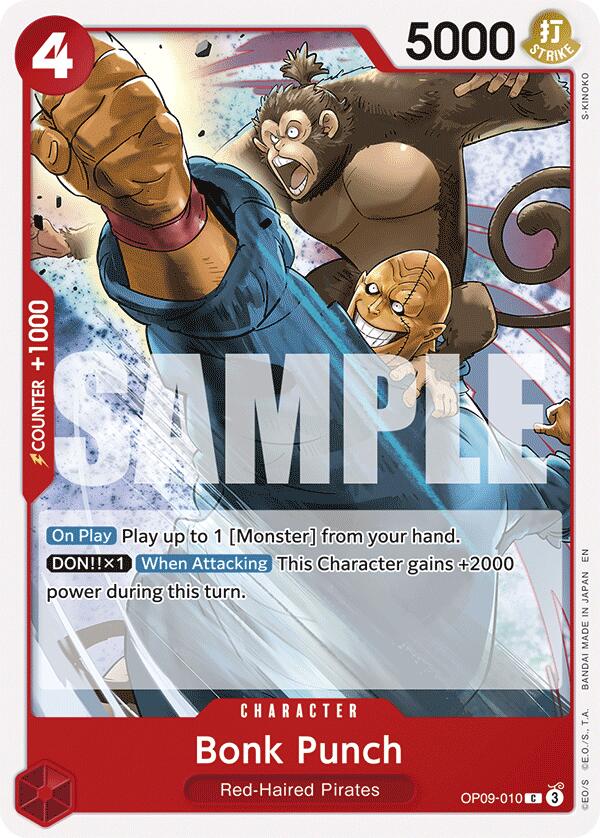 Bonk Punch (Reprint) [Starter Deck: Red Shanks] Bandai
