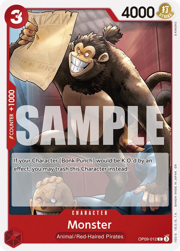 Monster (Reprint) [Starter Deck: Red Shanks] Bandai