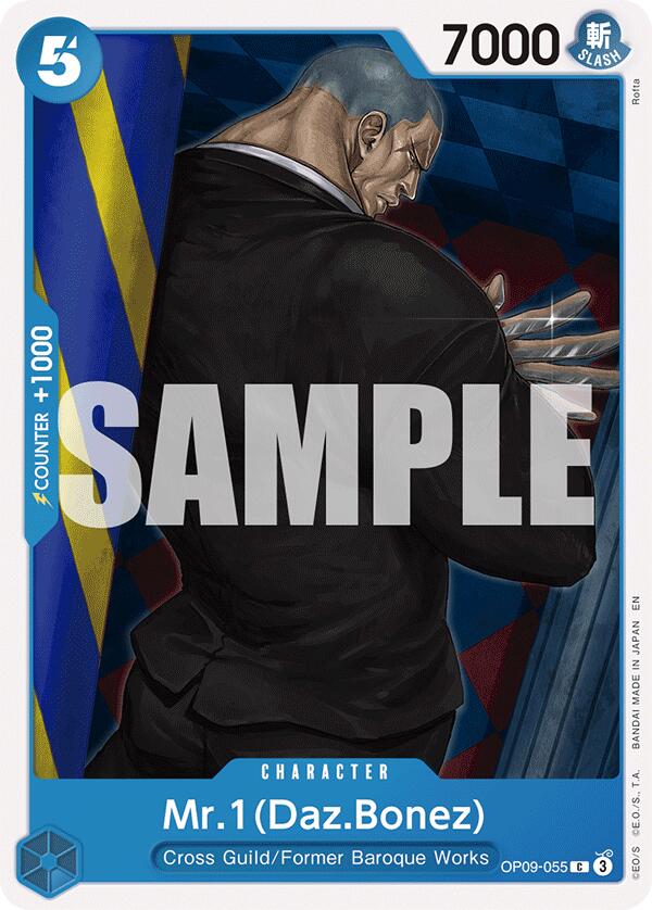 Mr.1(Daz.Bonez) (Reprint) [Starter Deck: Blue Buggy] Bandai