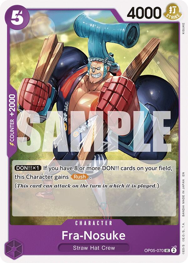 Fra-Nosuke (Reprint) [Starter Deck: Purple/Black Monkey.D.Luffy] Bandai