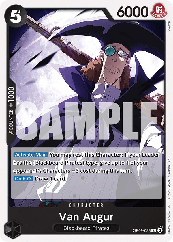 Van Augur (Reprint) [Starter Deck: Black Marshall.D.Teach] Bandai