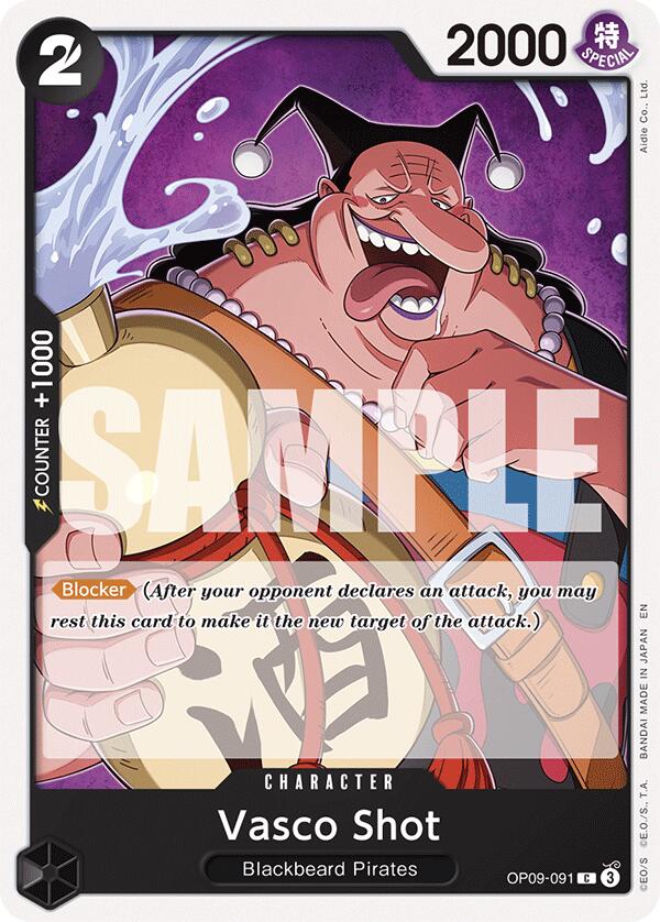 Vasco Shot (Reprint) [Starter Deck: Black Marshall.D.Teach] Bandai