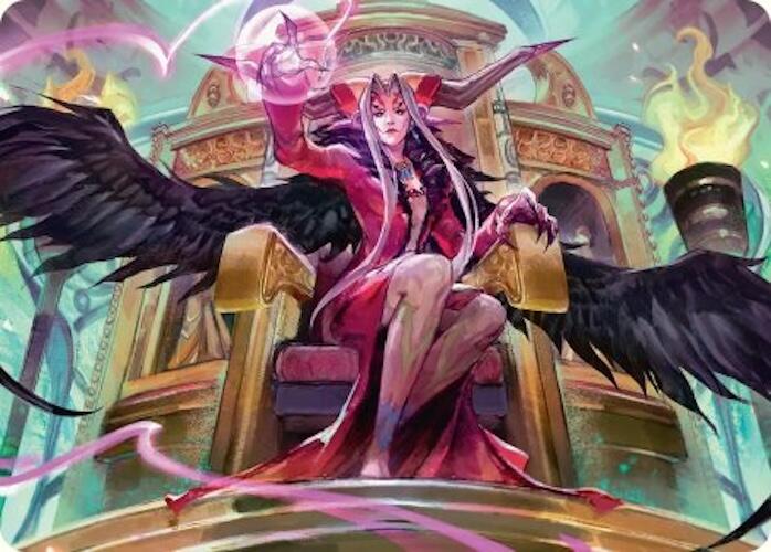 Sorceress's Schemes Art Card [FINAL FANTASY Art Series] Magic: The Gathering