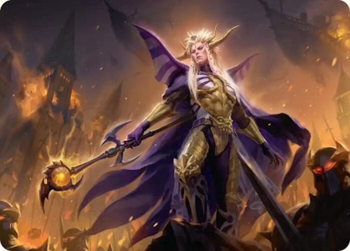 The Emperor of Palamecia Art Card [FINAL FANTASY Art Series] Magic: The Gathering